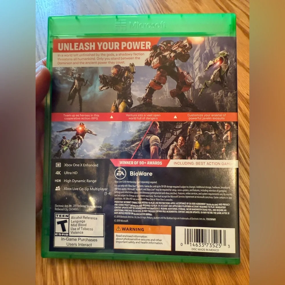 Anthem for Xbox One